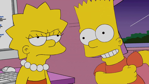 Барт и лиза симпсоны